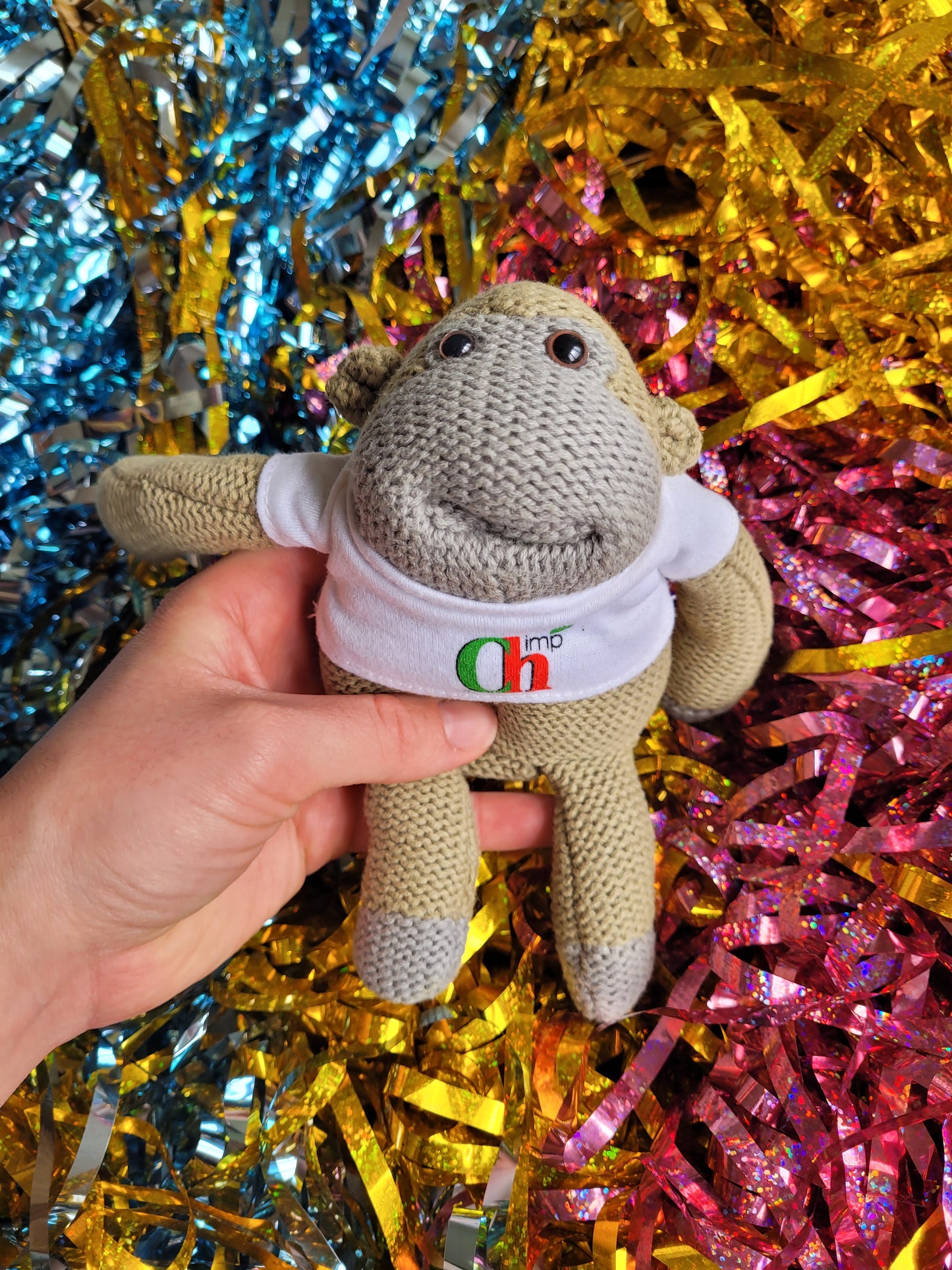 PG Tips Knitted Monkey Chimp Toy 2008