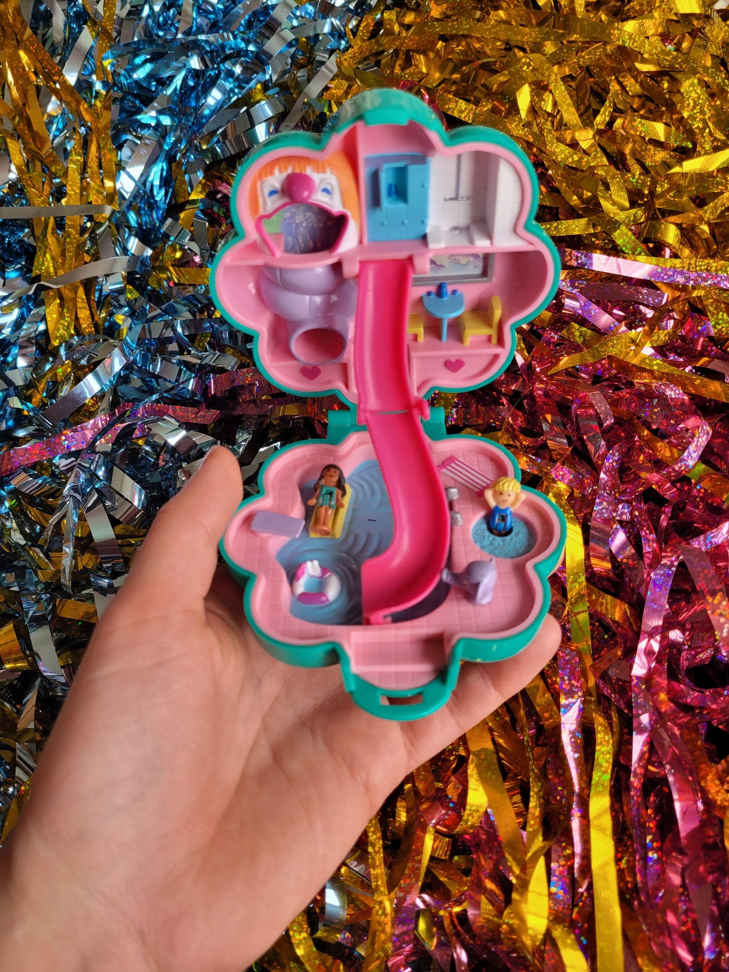 Polly Pocket Swimming Pool Fun Park 1990