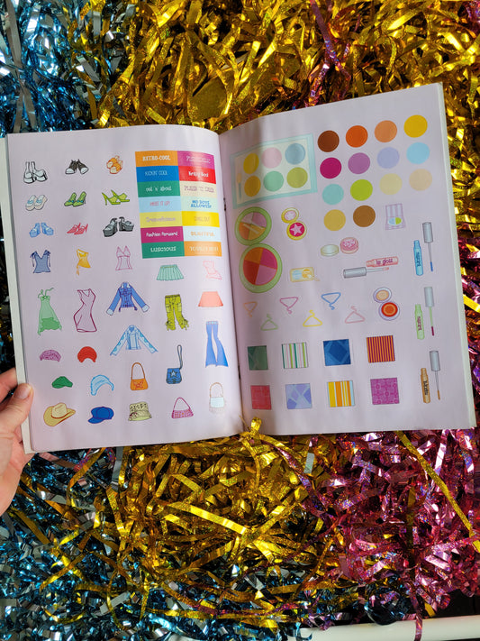 Bratz Krazy-Kool Sticker Blitz Book Fashion Passion 2004