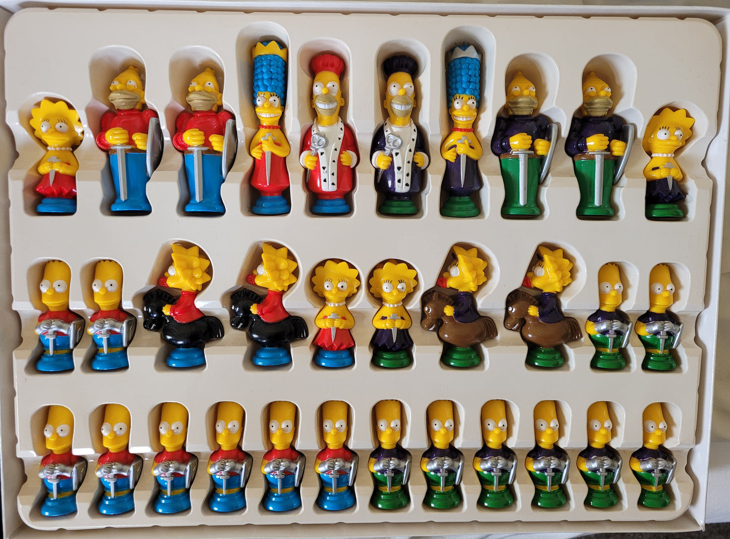 The Simpsons Chess Set 1997
