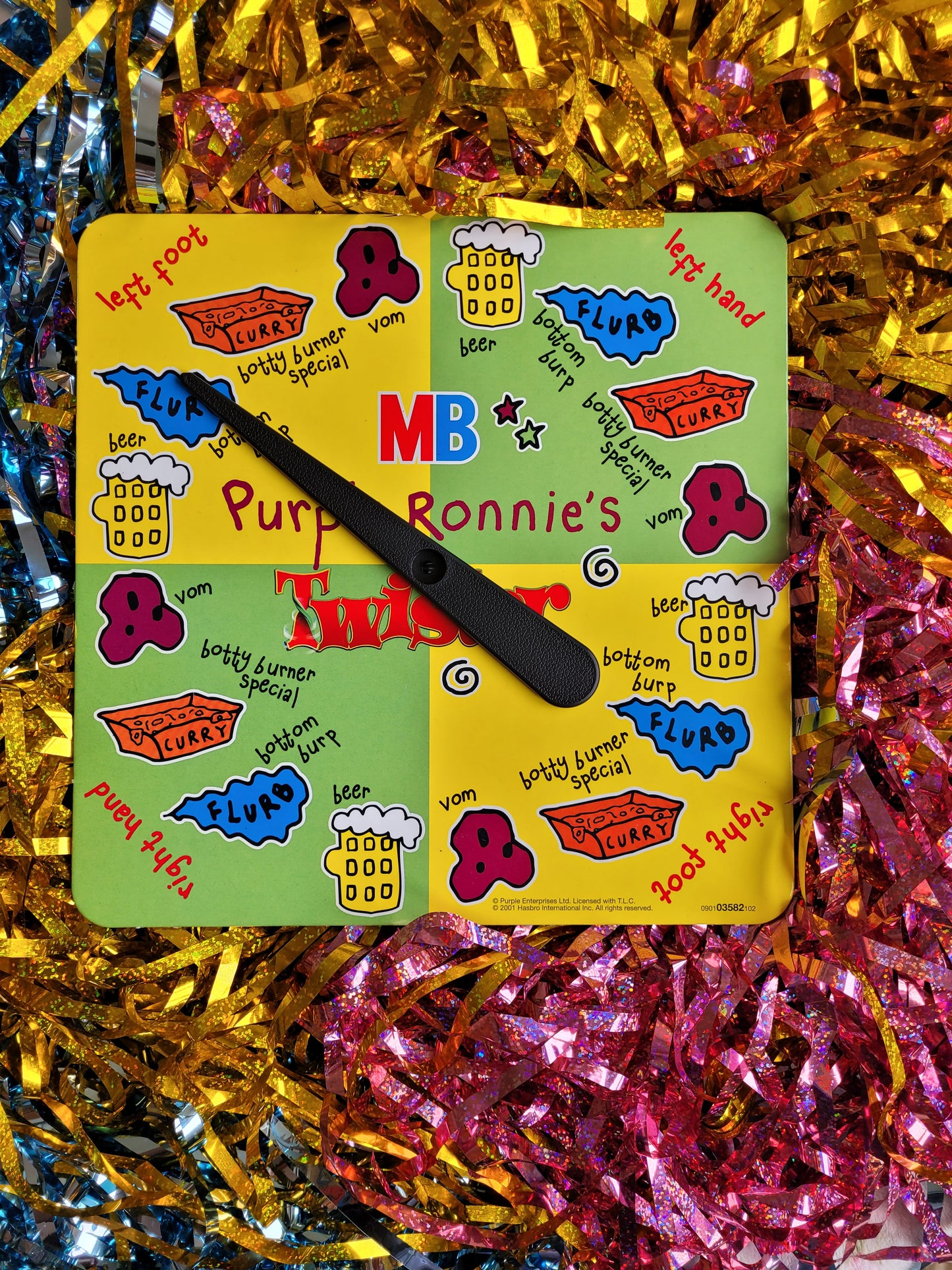 Purple Ronnie Groovy Game of Twister 2001